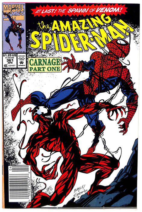 Amazing Spider-Man #361 (9.4) Newsstand