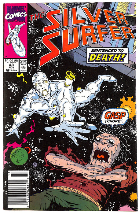 Silver Surfer #43 Newsstand (6.0)