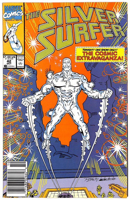 Silver Surfer #42 Newsstand (8.0)