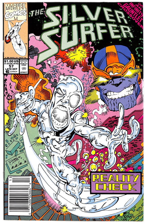 Silver Surfer #57 Newsstand (8.0)