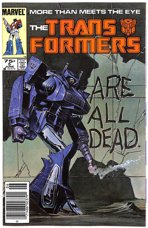 Transformers #5 (8.5) Newsstand - Mark Jewelers Insert