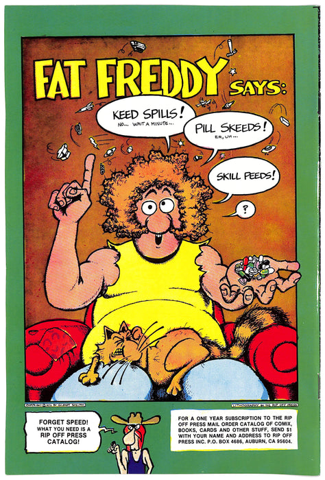 The Fabolous Furry Freak Brothers #3 (8.0)