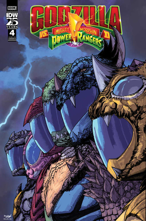 Godzilla vs MMPR II #4 Cover B Sanchez