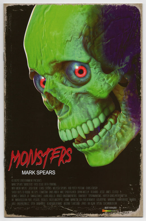 Mark Spears Monsters #1 (9.4) 5th Print