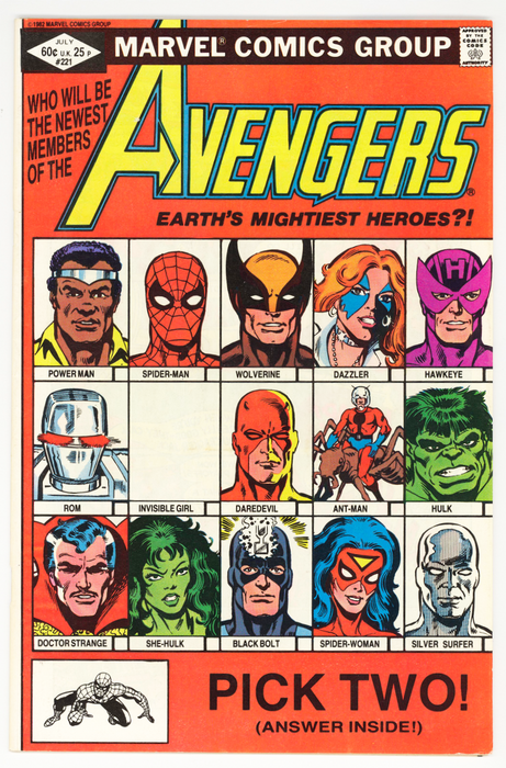 Avengers #221