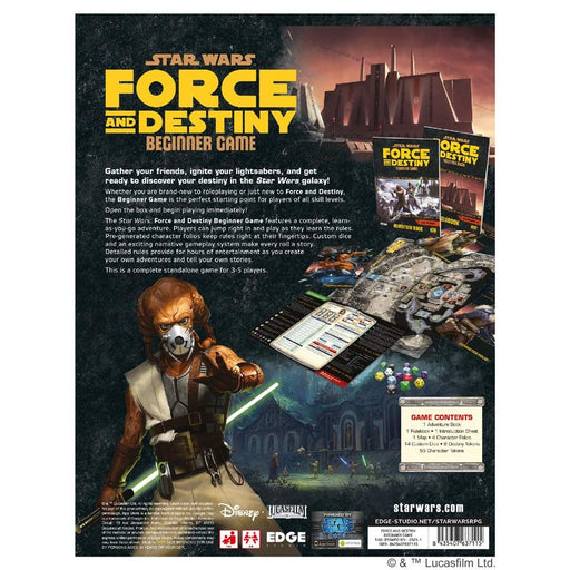 Star Wars: Force and Destiny: Beginner Game