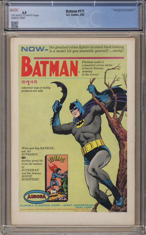 Batman #171 CGC (6.0)