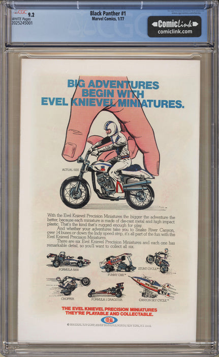 Black Panther #1 CGC (9.2)