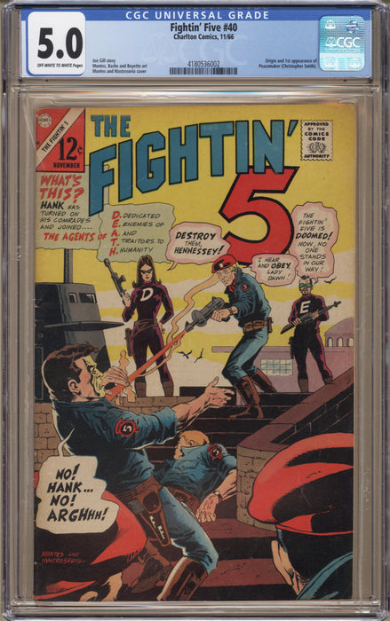 Fightin' Five #40 CGC (5.0)