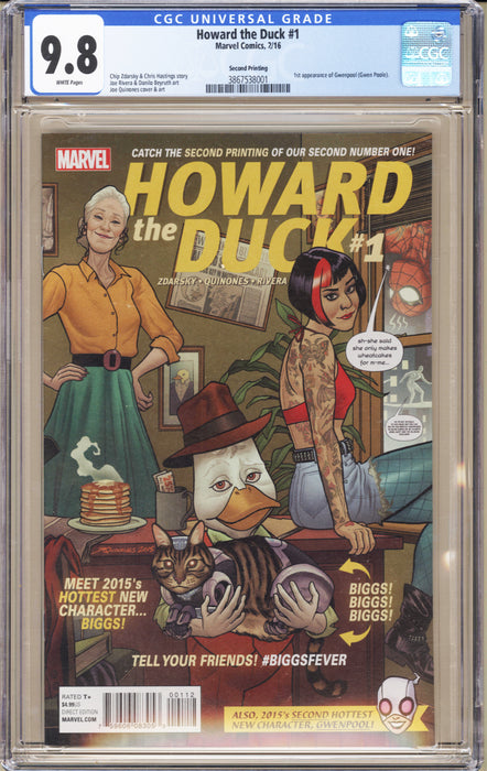 Howard The Duck #1 CGC (9.8) 2nd Print