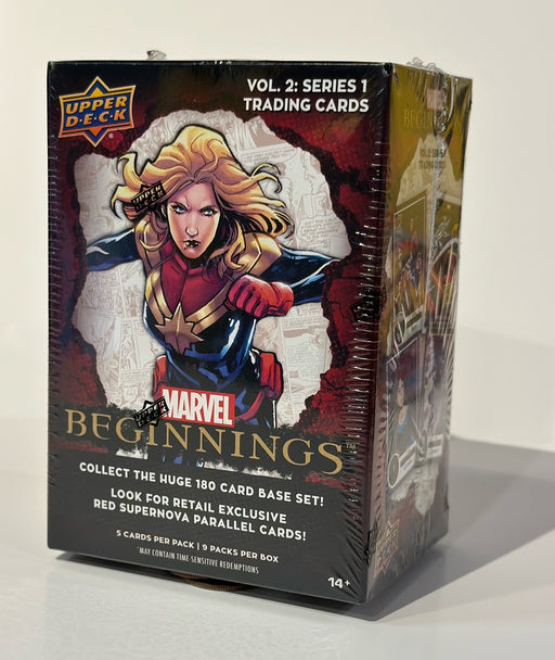 Upper Deck Trading Card Games Marvel Beginnings Volume 1 Value Box