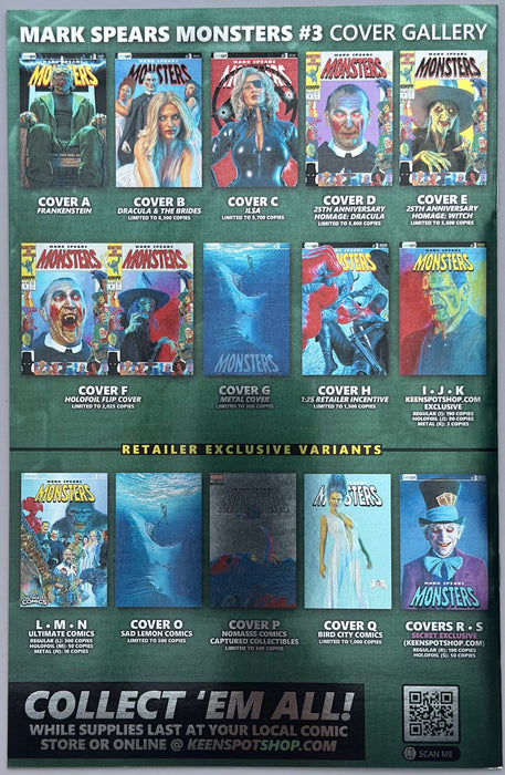 Mark Spears Monsters #3 (9.2) Holofoil