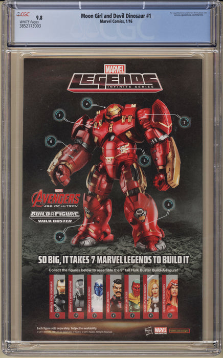 Moon Girl and Devil Dinosaur #1 CGC (9.8)