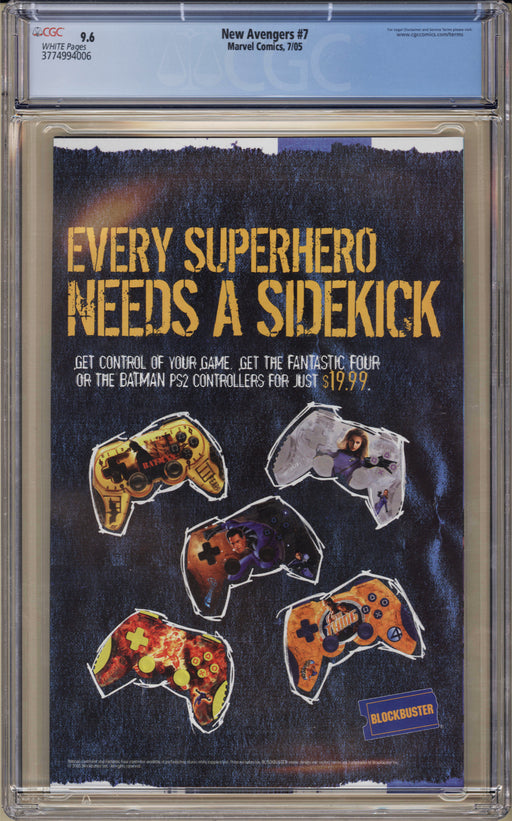 New Avengers #7 CGC (9.6)
