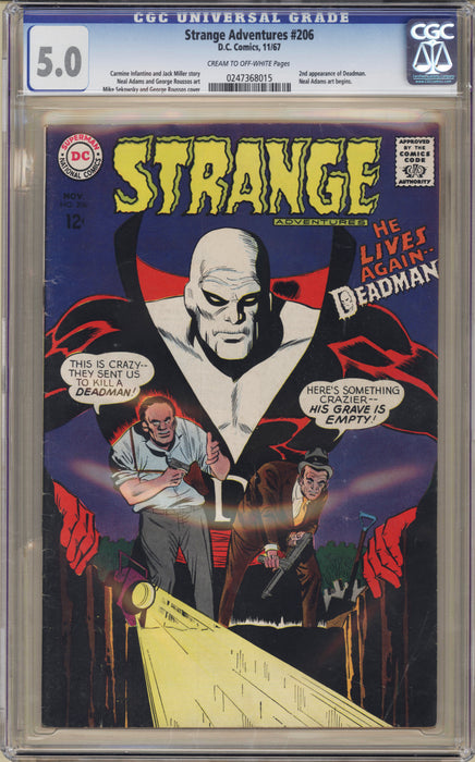Strange Adventures #206 CGC (5.0)