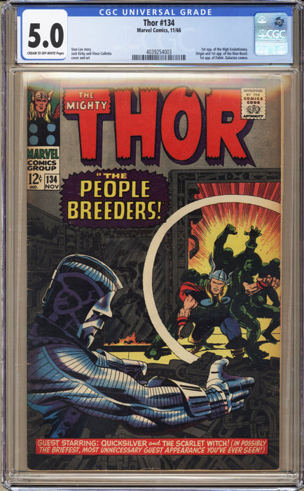 Thor #134 CGC (5.0)