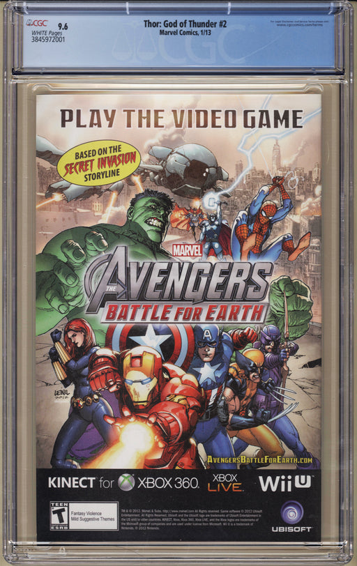 Thor: God Of Thunder #2 CGC (9.6)