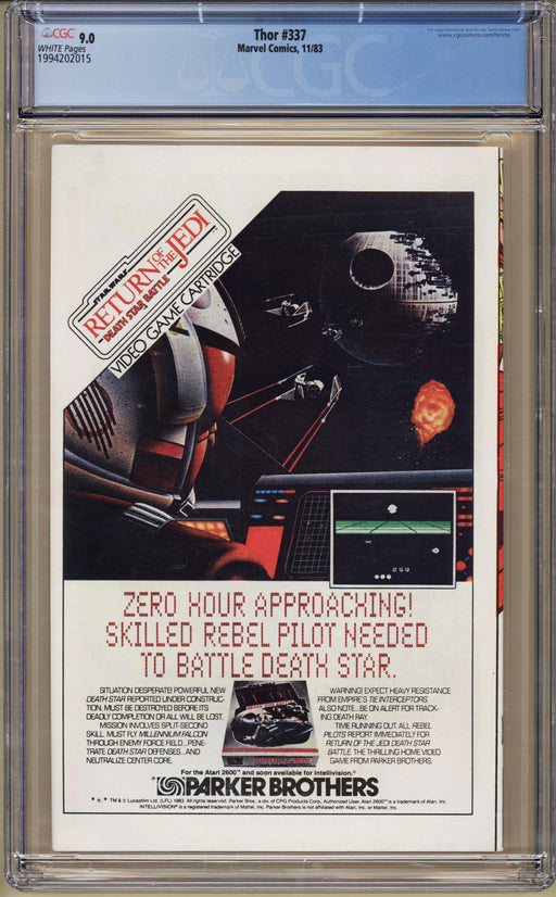 Thor #337 CGC (9.0)