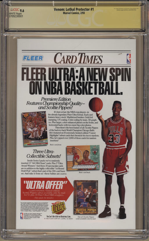 Venom: Lethal Protector #1 CGC SS (9.6) Signed Bagley, De La Rosa